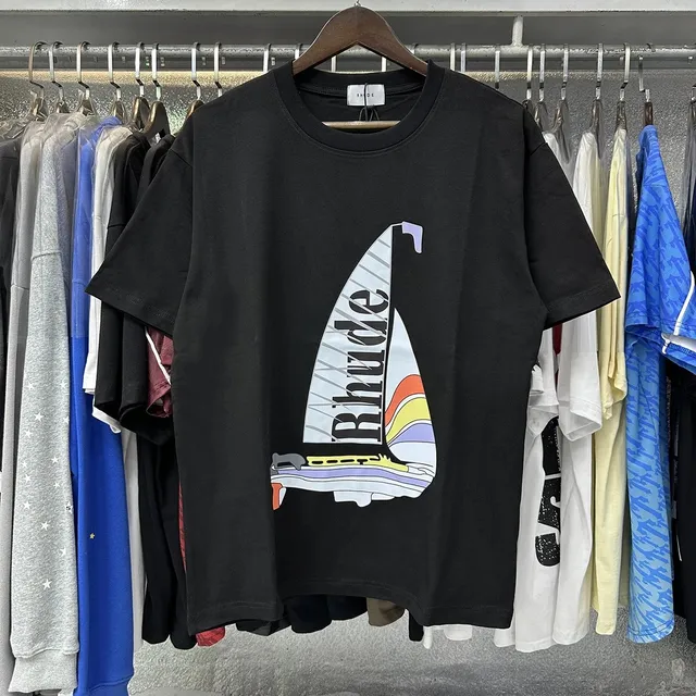 Rhude Sailboat Graphic Tee Sailboat Print