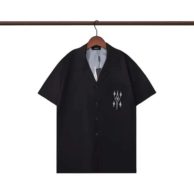 Amiri Short-Sleeve Shirt Embroidered Pocket