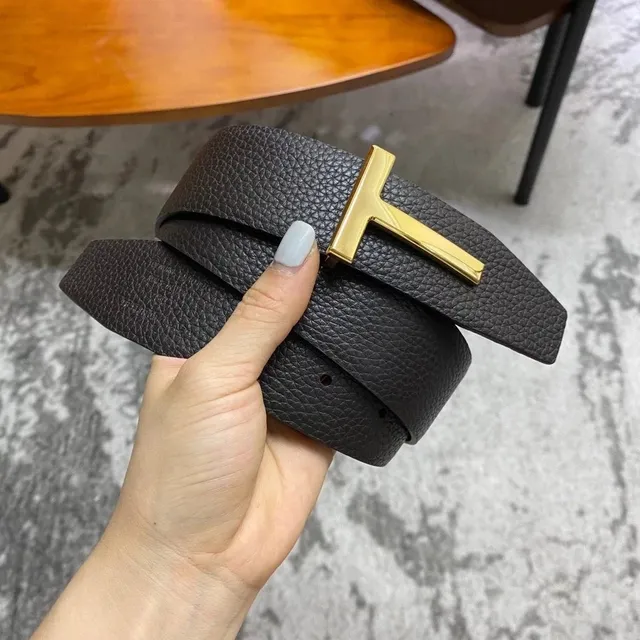 咖啡色带身金色扣 (拍下请备注腰围_2
