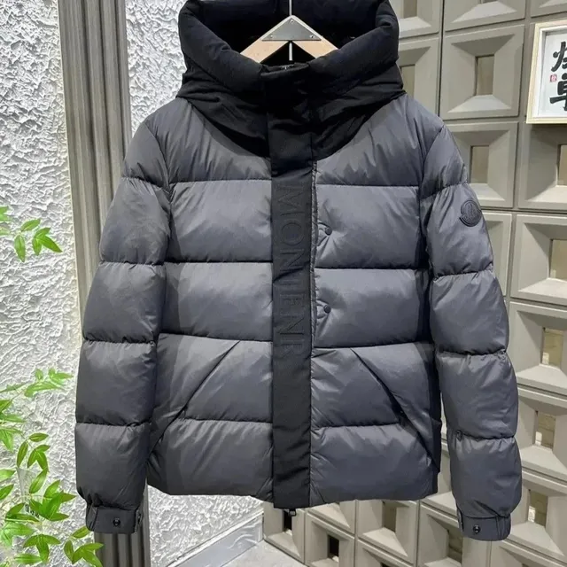 Moncler Puffer Jacket Logo Tape Hooded