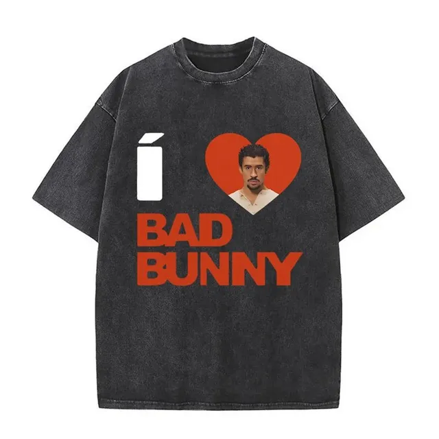Graphic Tee I Love Bad Bunny