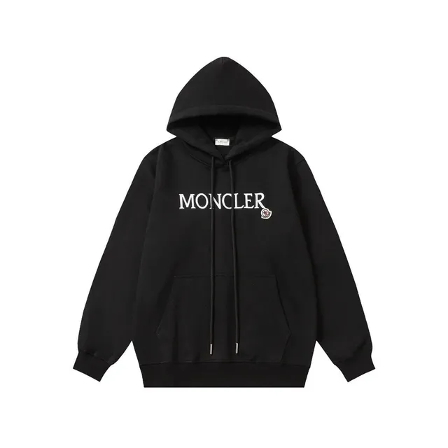 Moncler Logo Hoodie White Logo