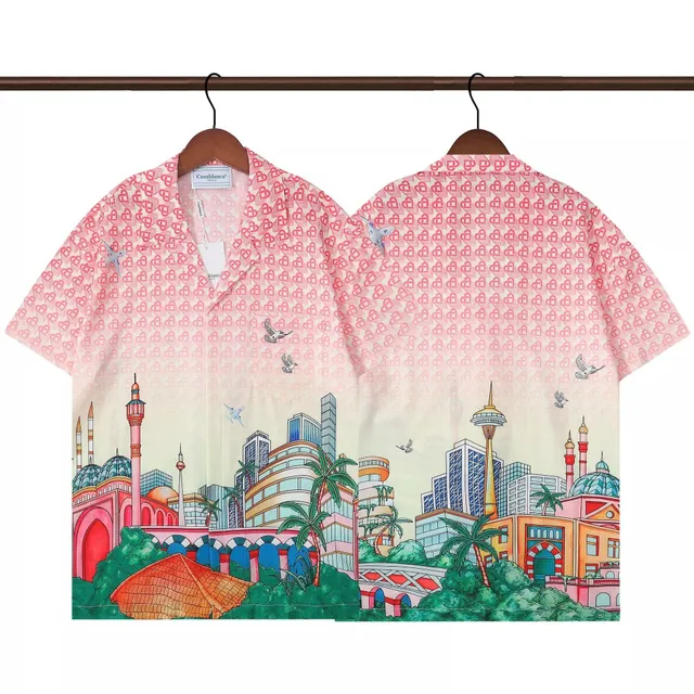 Casablanca shirts Cityscape Print