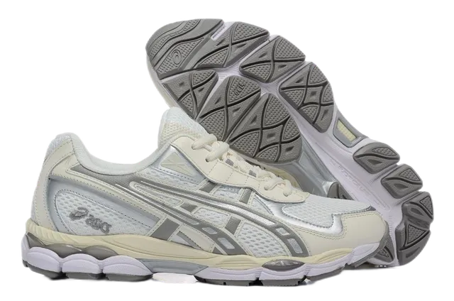 Asics Gel-Kayano 14 White Grey Silver