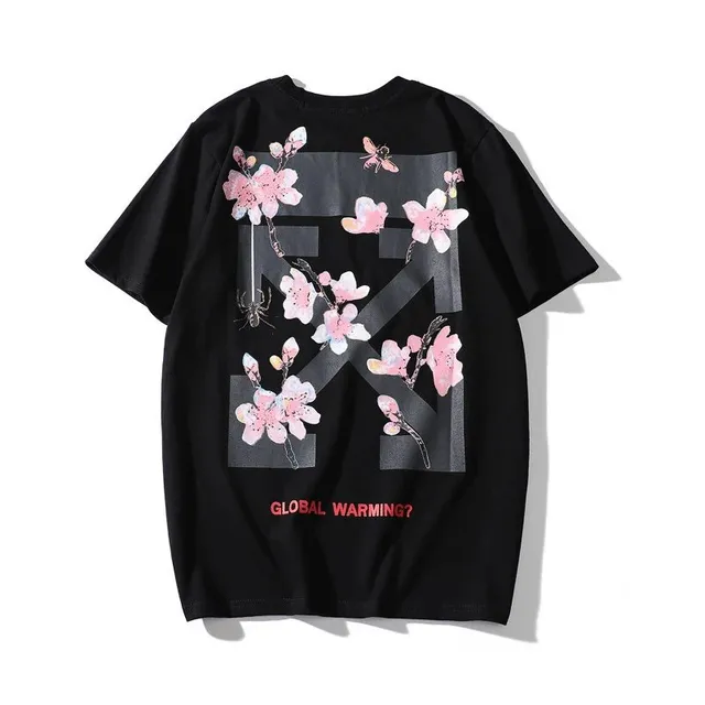 Off-White Graphic Tee Cherry Blossom