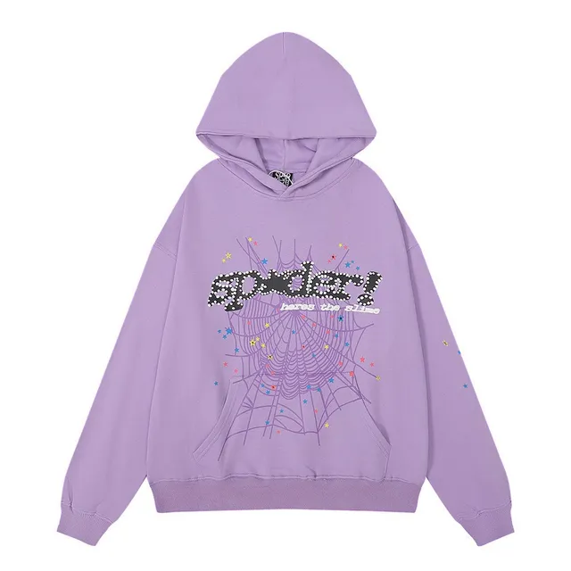 Sp5der Hoodie Spider Web Graphic