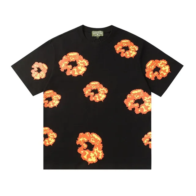 Fragment Design Graphic T-Shirt Flame Print