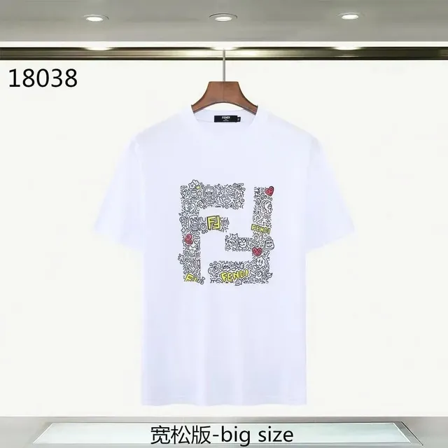 Fendi T-Shirt Doodle FF Logo