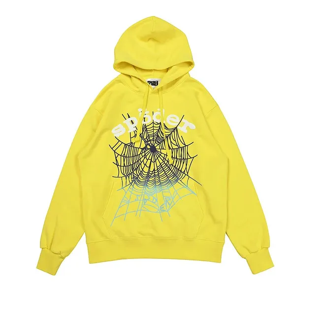 Sp5der Hoodie Spider Web Print