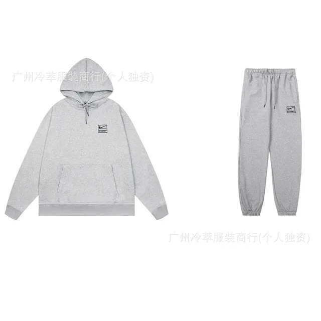 Stüssy × Nike Hoodie and Joggers Set