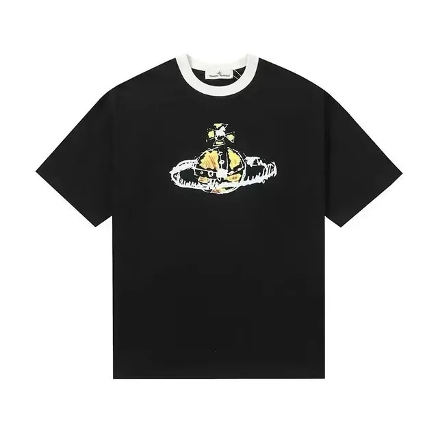 Vivienne Westwood Orb Logo Tee Distressed Orb Print