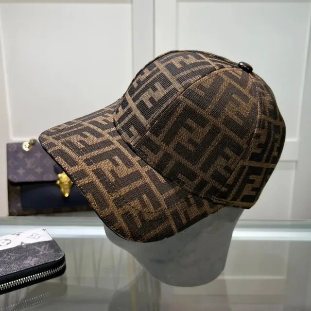 Fendi Baseball Cap FF Logo Monogram