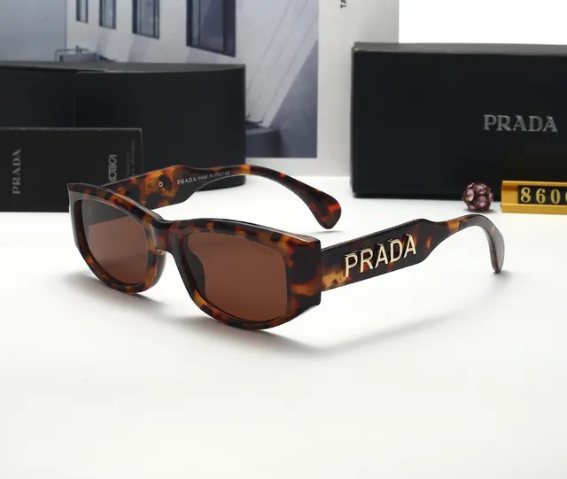 Prada Sunglasses Tortoiseshell with Logo Temples