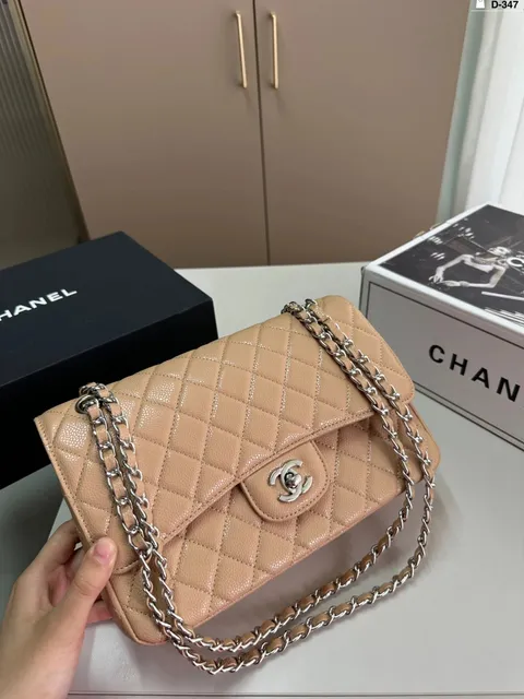 Chanel Classic Flap Bag Quilted Caviar
