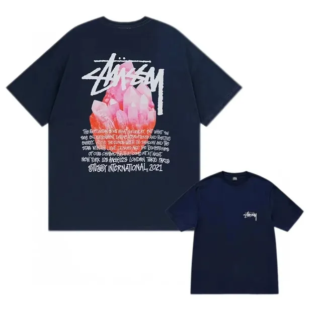 Stüssy Graphic T-Shirt Crystal Print