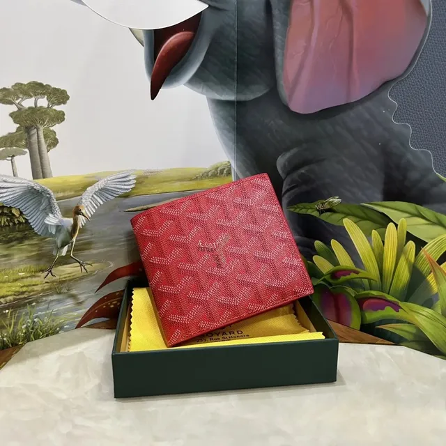 Goyard Bifold Wallet Goyardine Canvas