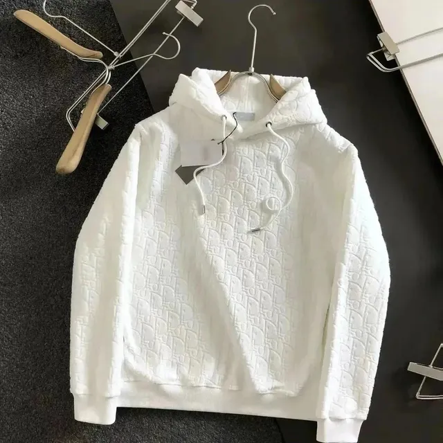 Dior Hooded Sweatshirt Oblique Logo Jacquard