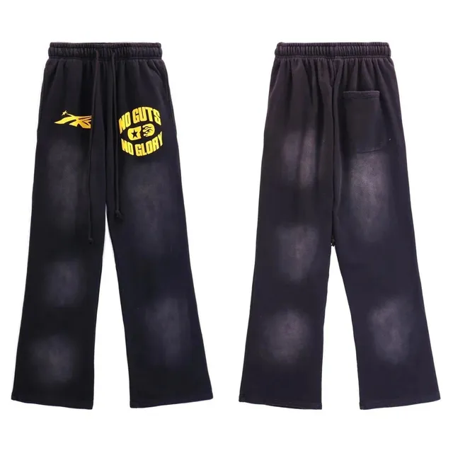 Broken Planet Sweatpants No Guts No Glory Print