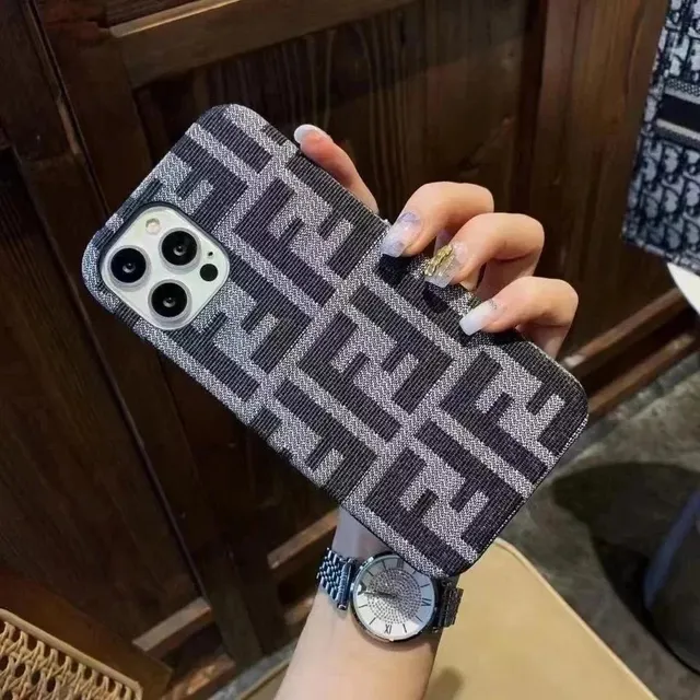 Fendi Phone Case FF Logo Jacquard
