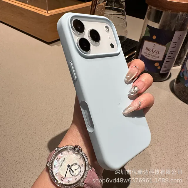 New sky blue packaging box+label