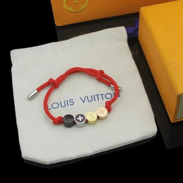 Louis Vuitton Bracelet Multicolor Logo Beads