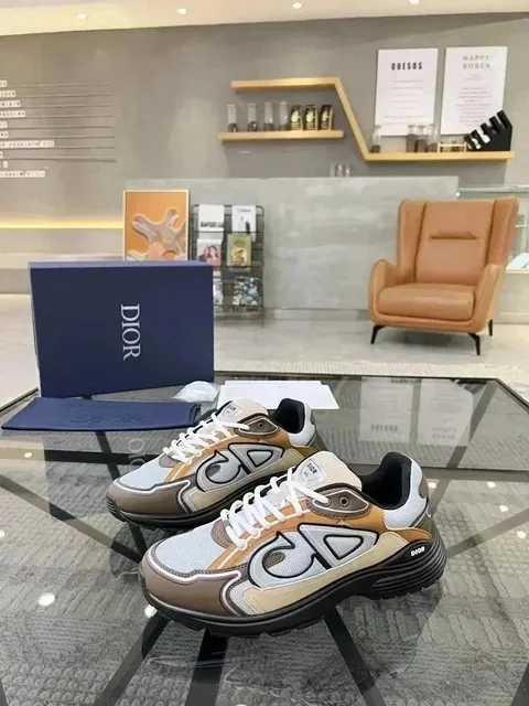 Dior B23 Low Top Beige Brown White