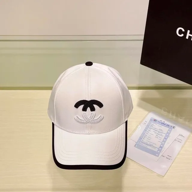 Chanel Baseball Cap CC Logo Embroidered
