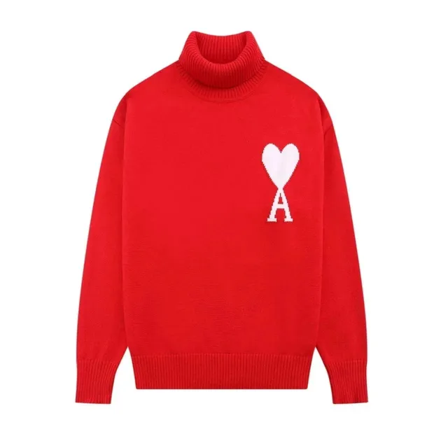 Amiri Turtleneck Sweater Heart Logo