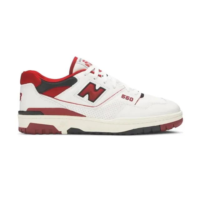 New Balance 550 White Red Black