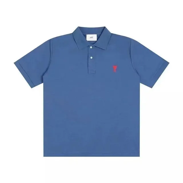 AMI Paris Polo Shirt Heart Logo