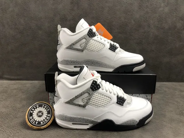 Air Jordan 4 White Cement