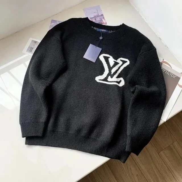 Louis Vuitton Knit Sweater LV Logo Intarsia