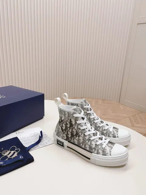 Dior B22 High-Top Monogram Mesh