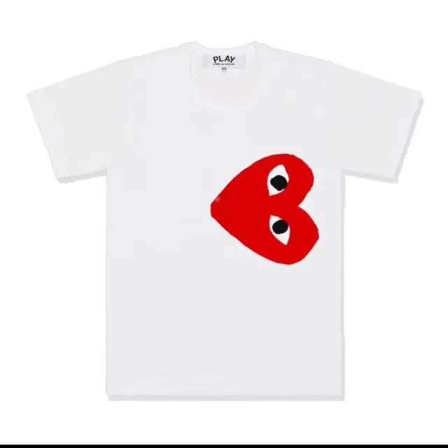 Comme des Garçons Heart Logo T-Shirt Red Heart