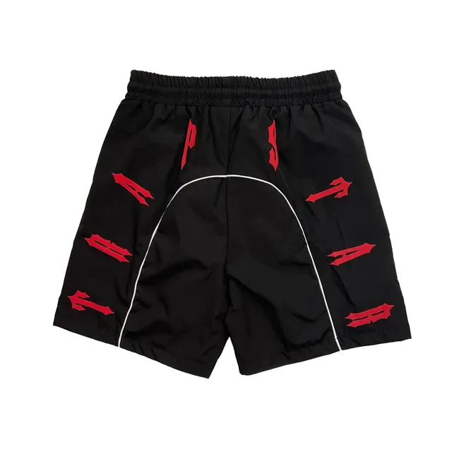 Hellstar Logo Print Shorts All-Over Red Arrow Logo