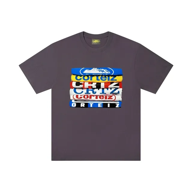 Corteiz Stacked Logo Tee Multi-Color Graphic