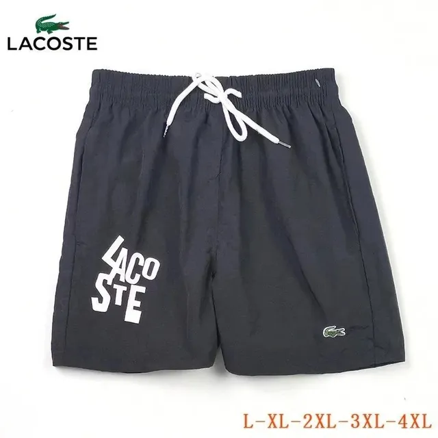 Lacoste Logo Shorts Oversized Graphic