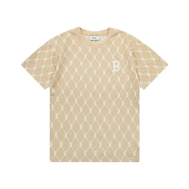 Balenciaga Logo Print T-Shirt Monogram Pattern