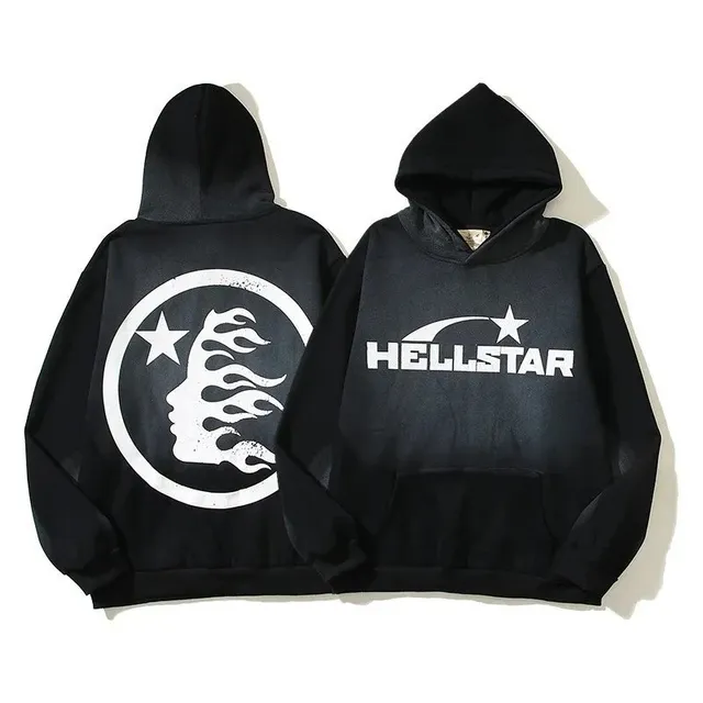 Hellstar Hooded Sweatshirt Flame Star Logo
