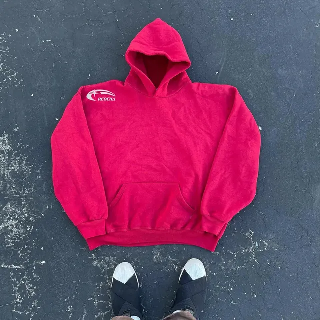 Reocha Hoodie Shoulder Logo Magenta
