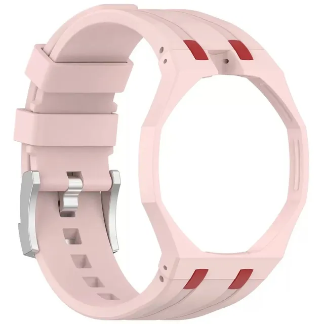Richard Mille RM 011 Pink Ceramic with Red Accents