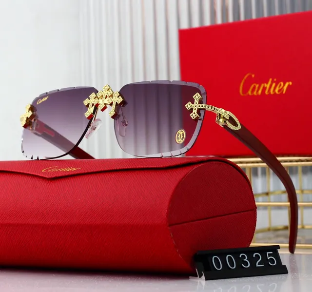 Cartier Sunglasses Cross Motif