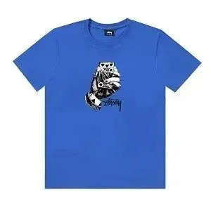 Stüssy Graphic Tee Skull Glove Print