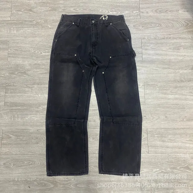 Carhartt Double Knee Pants Washed Black