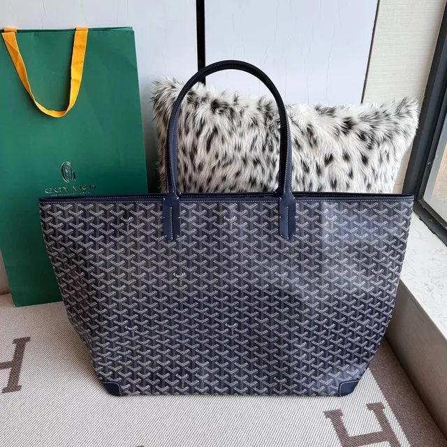 Goyard Saint Louis Tote Goyardine Canvas