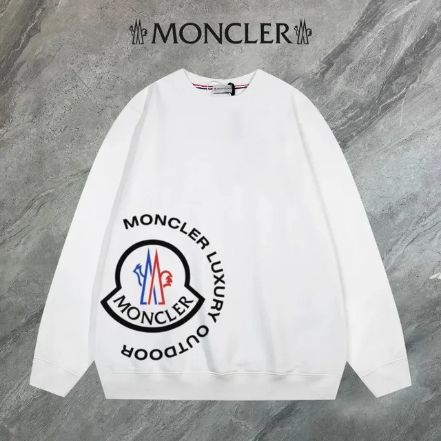 Moncler Crewneck Sweatshirt Logo Print