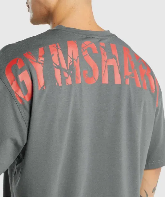 Gymshark Graphic Tee Cracked Logo
