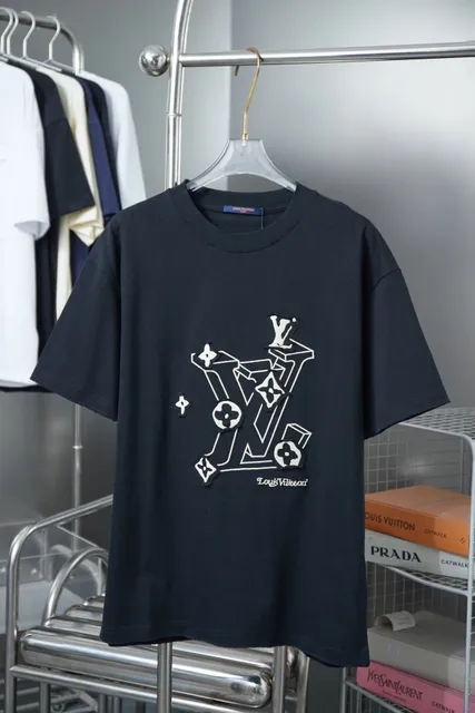 Louis Vuitton LV Logo T-Shirt Embroidered Monogram