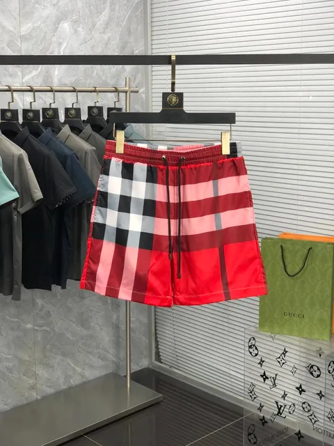 Gucci Checkered Swim Shorts Vintage Check