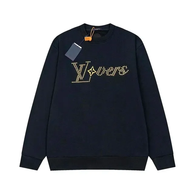 Louis Vuitton Crewneck Sweatshirt Crystal-Embellished LV Logo